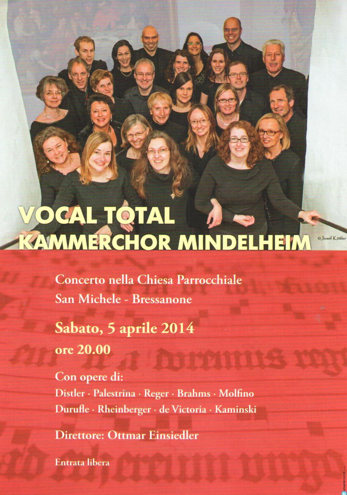 Plakat Chorkonzert Brixen